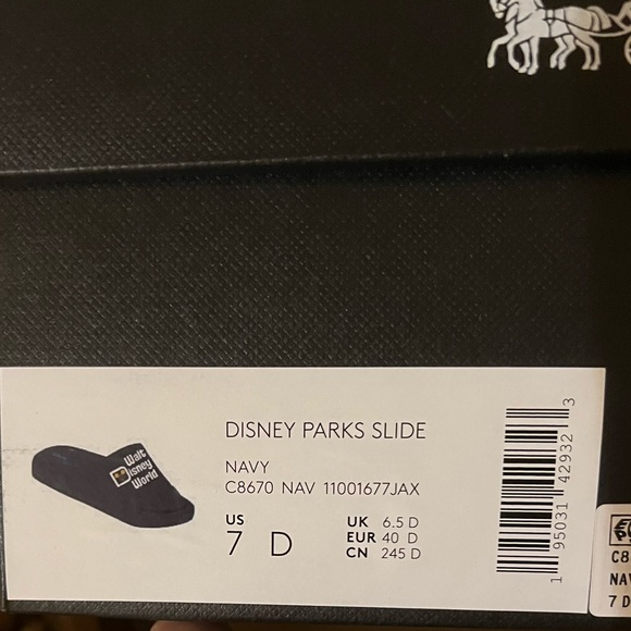 NIB Disney x Coach Retro Mickey Slides Sz 7 Walt Disney World 50th Anniversary - Picture 4 of 8